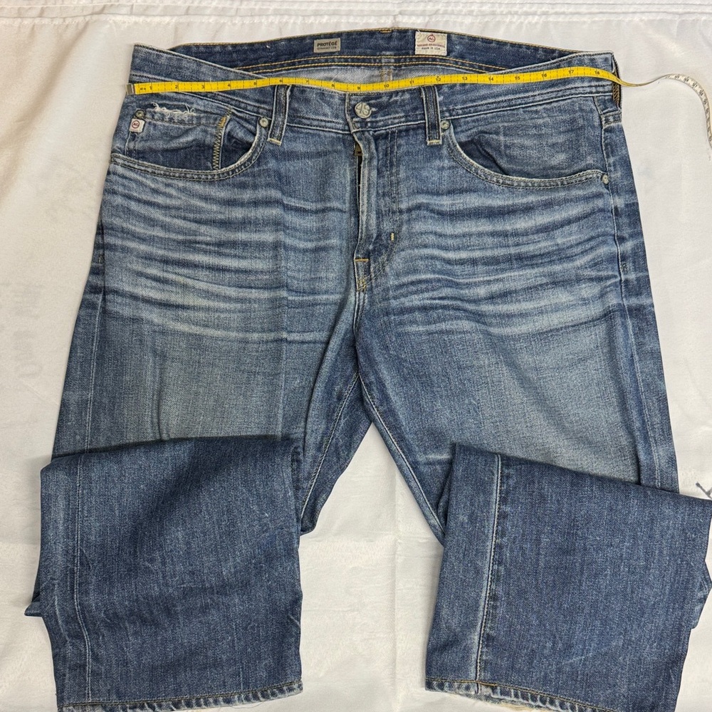 AG Adriano Goldschmied Protege Faded Blue Straight Jeans